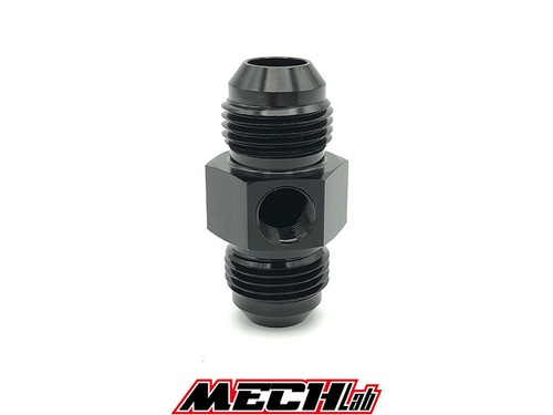 Raccordo flare dritto nero an8 - flare,