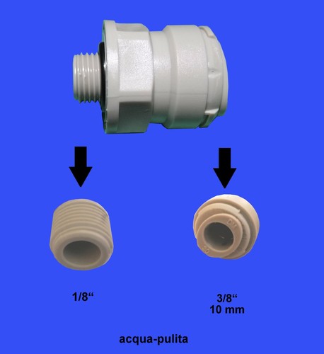 Raccordo dritto 3 8 - x, 3/8"