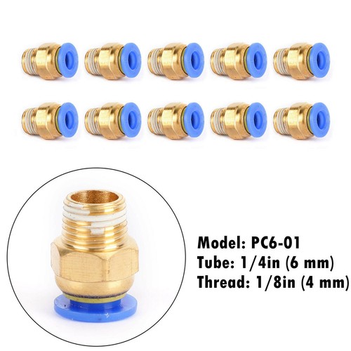 10pz tubo 6mm filettatura - tubo,