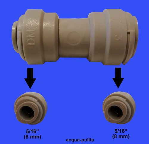 Raccordo dritto 16 8 - 5/16, x