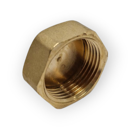 Calotta tappo femmina ottone - tappo,