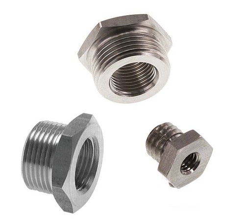 Nipplo riduttore acciaio inox